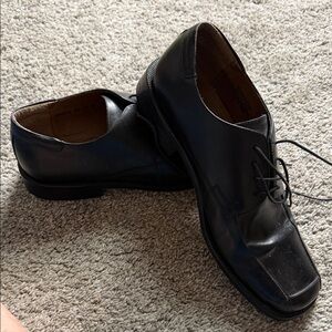 Classic Black Men's Dress Shoes Stacy Adam’s Genuine Leather